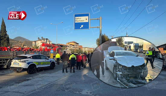 Pamukova İlçe Girişinde Trafik Kazası! 5 Yaralı…