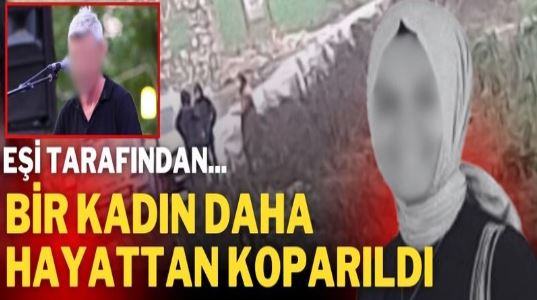 Eşini evden alıp götürdüğü gölet kenarında bıçaklayarak öldürdü…