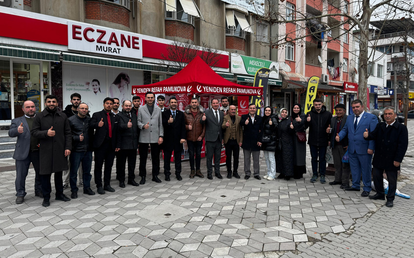 Yeniden Refah Partisi Pamukova’da Üye Kayıt ve Esnaf Ziyaretleriyle Sahadaydı..