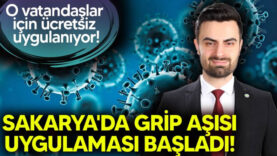 Sakarya’da grip aşısı uygulaması başladı! O hastalıklar için de koruma sağlıyor…