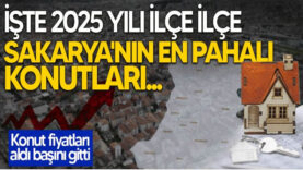 Konut fiyatları aldı başını gitti; İşte 2025 yılı ilçe ilçe Sakarya’nın en pahalı konut ilanları..