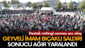 Geyveli İmam Bıçaklı Saldırıda Ağır Yaralandı!