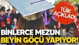TÜK açıkladı: Binlerce üniversite mezunu beyin göçü yapıyor!