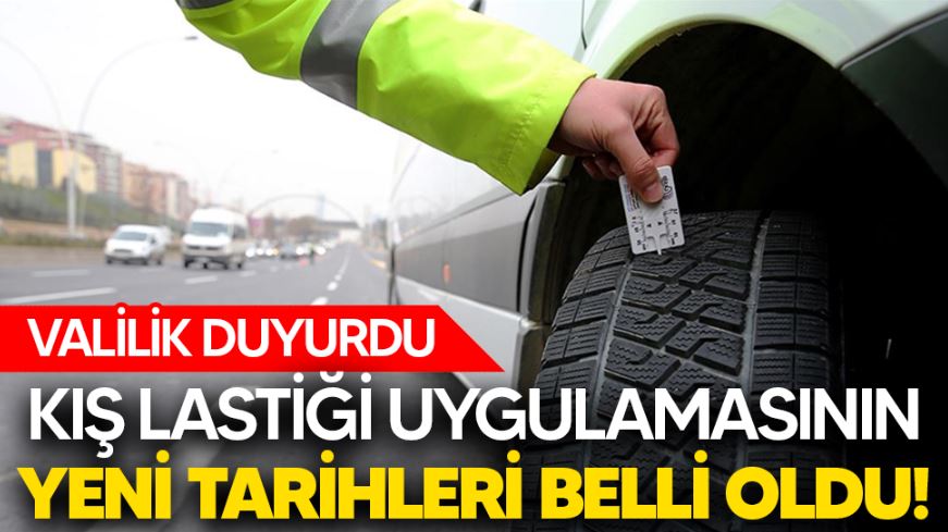 Sakarya Valiliği Duyurdu! Kış Lastiği Zorunluluğu Tarihleri Belli Oldu!