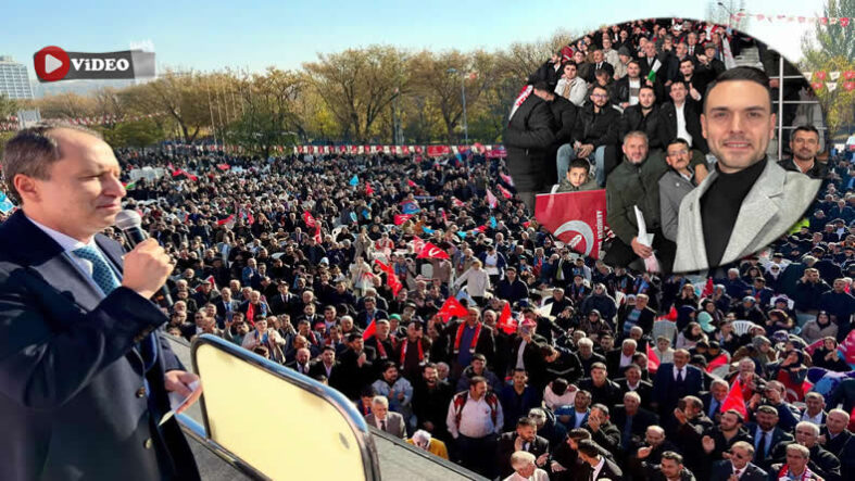 Yeniden Refah Partisi Ankara’da 102 Bin Kişinin Katıldığı Kongrede Gövde Gösterisi Yaptı..