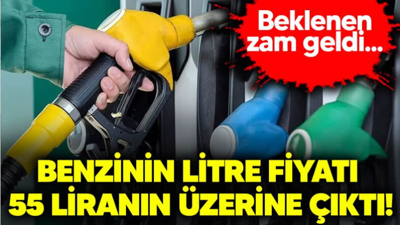 Beklenen zam geldi… Sakarya’da benzinin litre fiyatı 55 liranın üzerine çıktı!