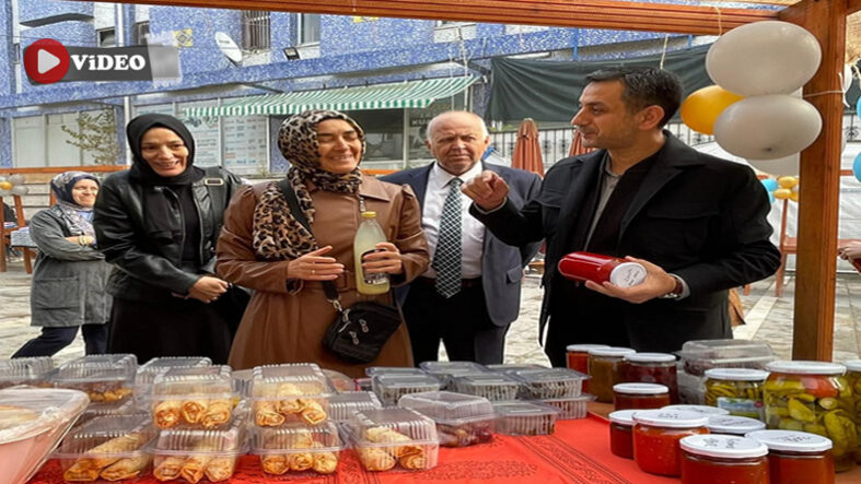 Pamukova’da Kadın Emeği Yükseliyor: “Hünerli Eller Yap-Sat Pazarı”na Yoğun İlgi..