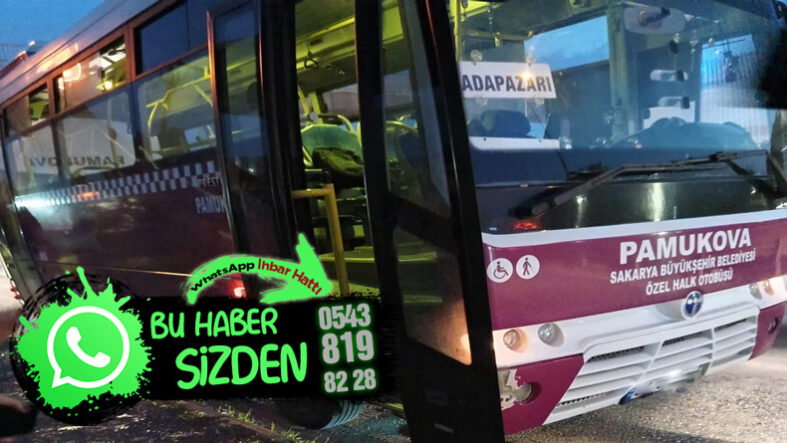 Pamukova – Adapazarı seferinde korku dolu anlar; Otobüsü duman kapladı!