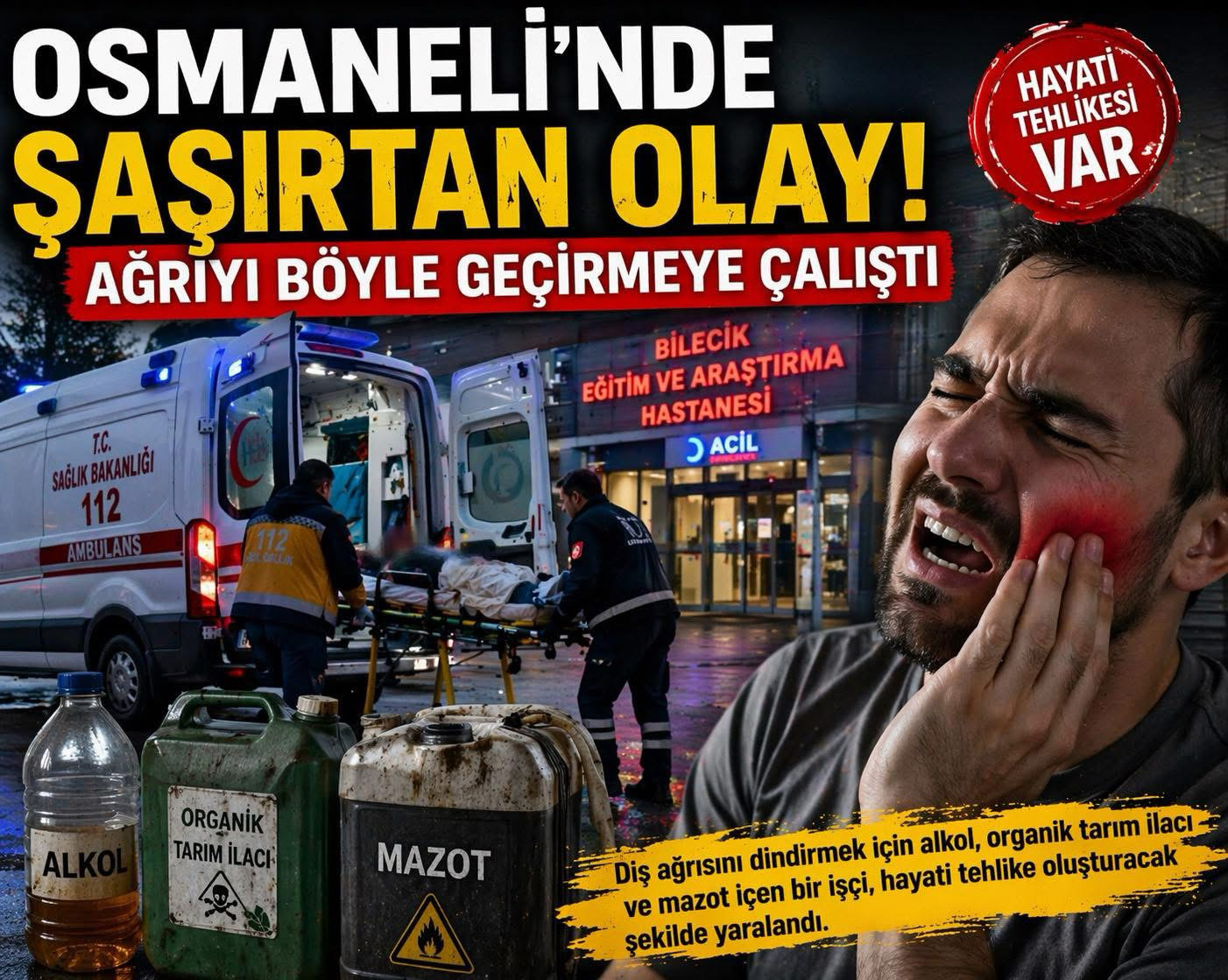 Komşumuz Osmaneli’nde Şaşırtan Olay!