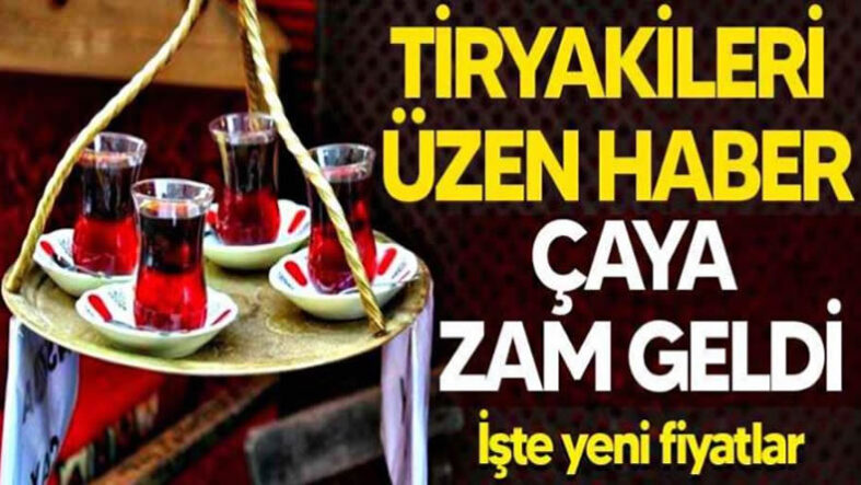 Pamukova’da Çaya %30 Zam! Bir Bardak Çay 13 TL Oldu…