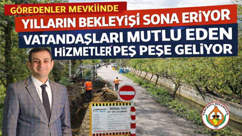 Başkan Akın’dan Göredenler’e Büyük Dokunuş; Doğalgaz Çalışmaları Başladı…