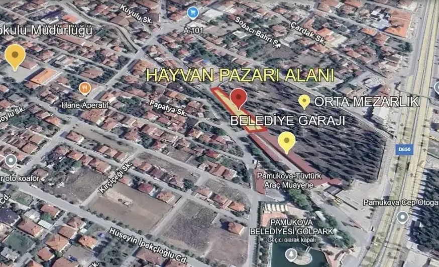 Pamukova’da Geçici Kurban Satış Yeri Belli Oldu!