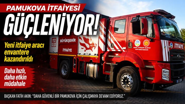 Pamukova İtfaiyesi Güçleniyor: Yeni Araç Göreve Hazır…
