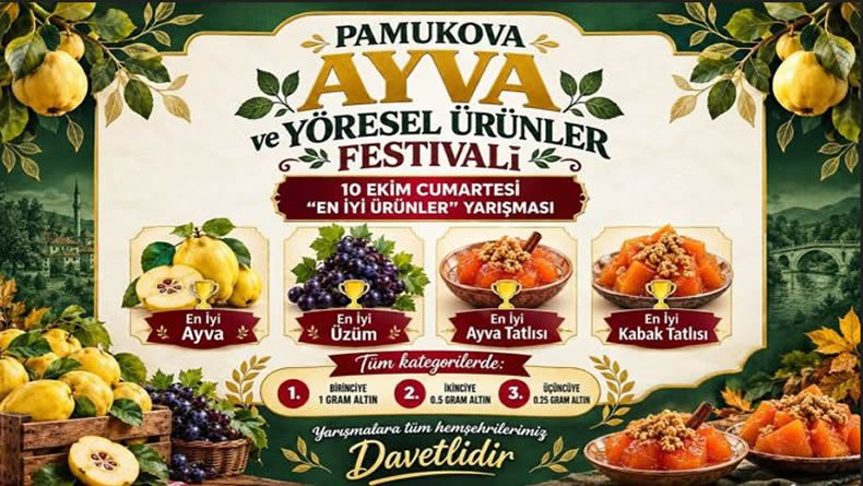 Pamukova’da Ayva ve Yöresel Ürünler Festivali İçin Hazırlıklar Başlıyor…