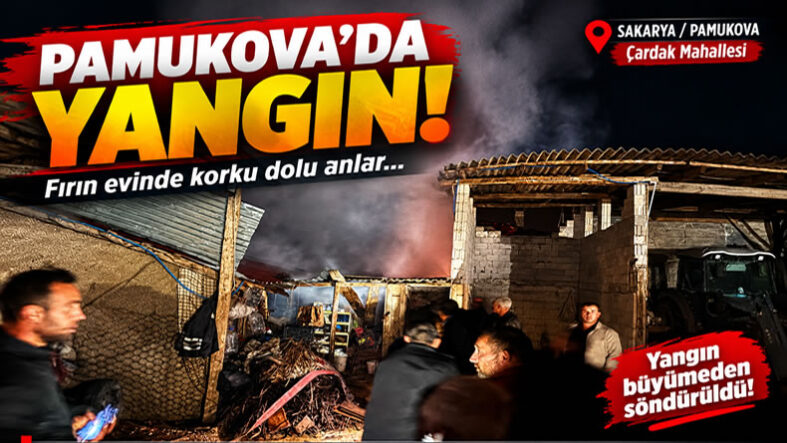 Pamukova Çardak Mahallesinde Yangın Paniği!